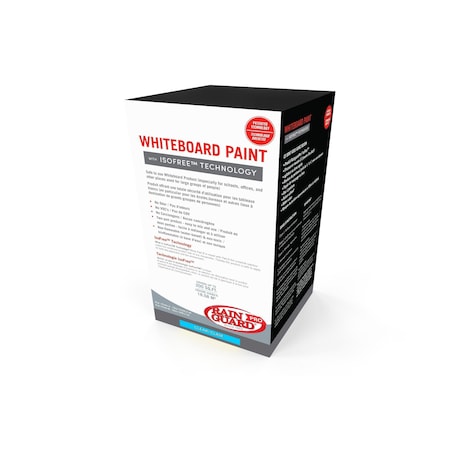 Rainguard Brands 1 Gal. Kit Whiteboard Paint Covers 200 Sq. Ft., Gloss, Clear SP-0101